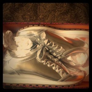 Silver Tory Burch Sports sneakers